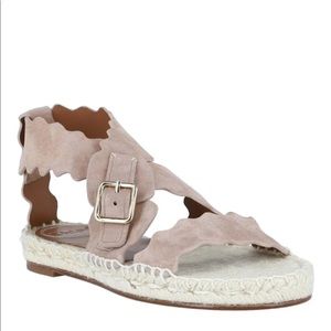 Chloe Lauren Suede Espadrille Sandals